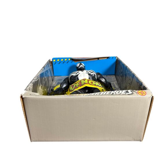 Vintage New In Box Marvel Venom Supersize Action Figure - Toy Biz 1991 - Comic - Picture 7 of 9